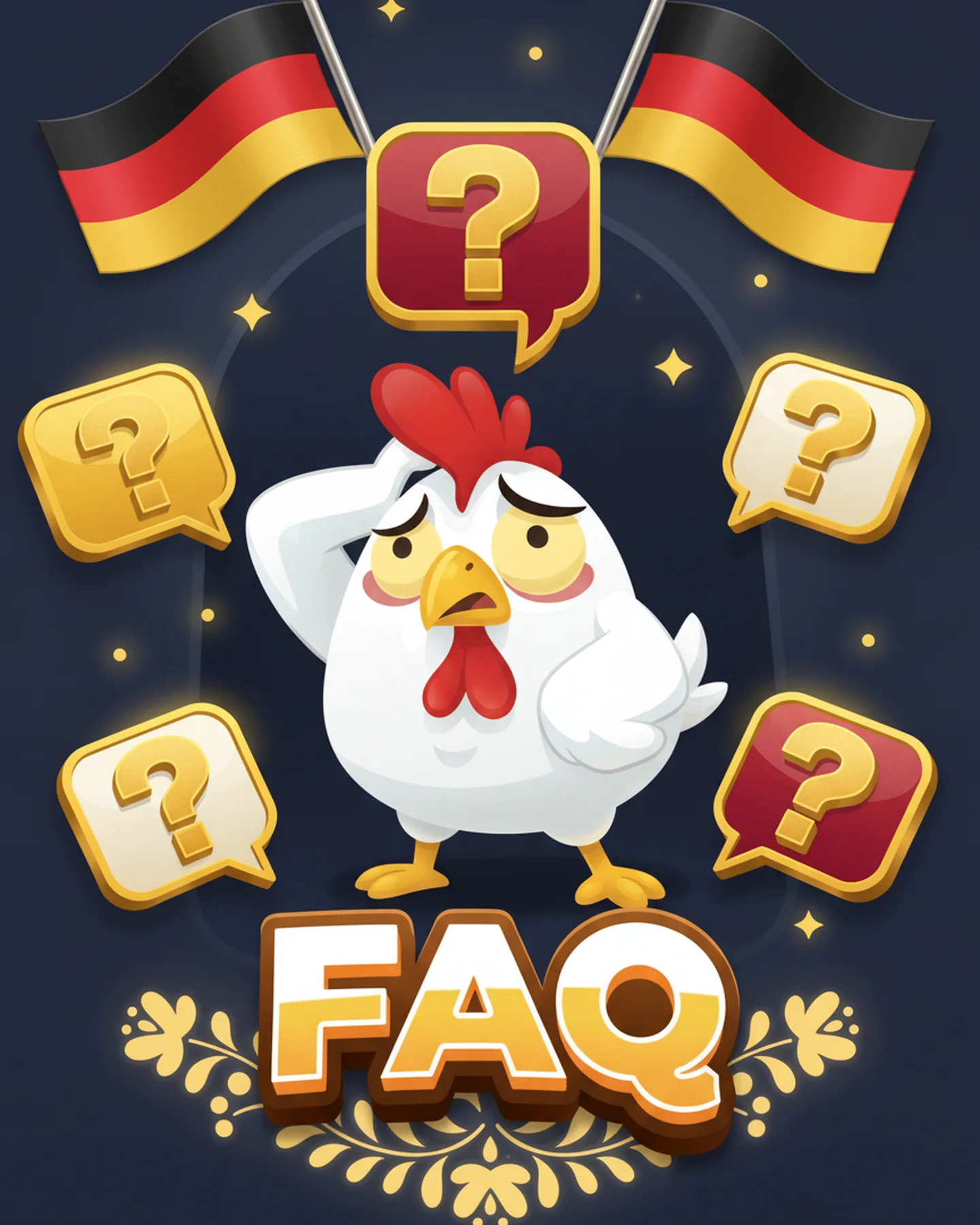 Häufige Fragen zu Chicken-Spielen - Legalität, RTP und Steuern