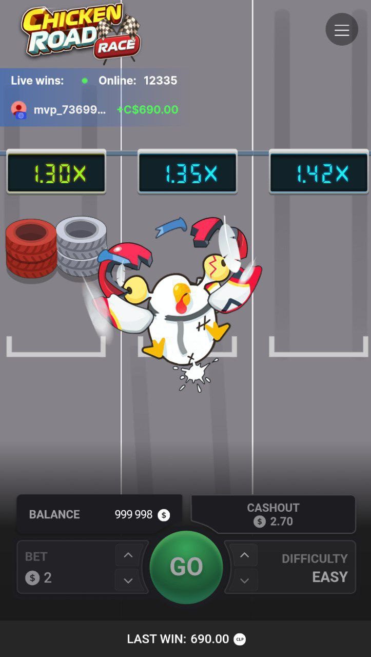 Chicken Road Race Screenshot 3 – Renn-Setting