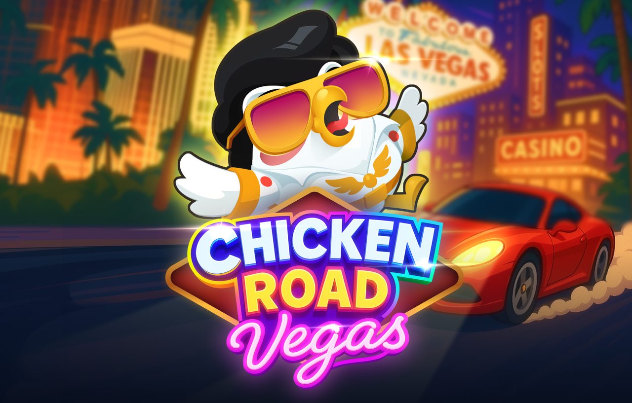 Chicken Road Vegas Screenshot - Crash-Spiel von InOut Games im Vegas-Look