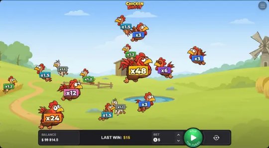 Chicken Shoot Screenshot – Arcade-Shooter von InOut Games