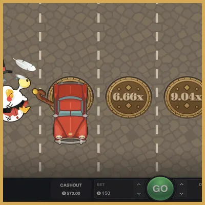 Chicken Road Gold Icon